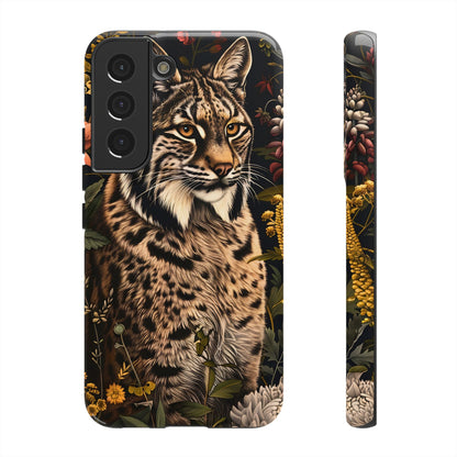 Wildlife Phone Case with Lynx Design, Tough Cases, Animal Lovers Gift, Nature Inspired Accessories, Unique Tech Protection