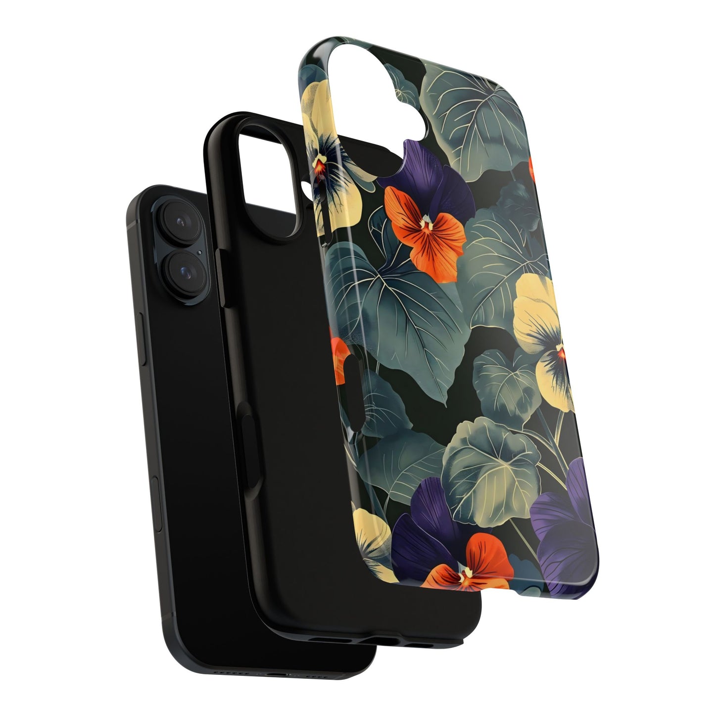 Tough Cases Floral iPhone Case, Tough Phone Cover, Stylish Floral Design, Gift for Her, Summer Vibe, Durable Protective Case