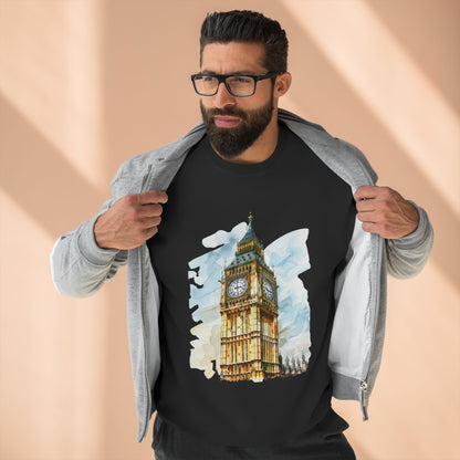 Unisex Crewneck Sweatshirt - Iconic Big Ben Clock Tower