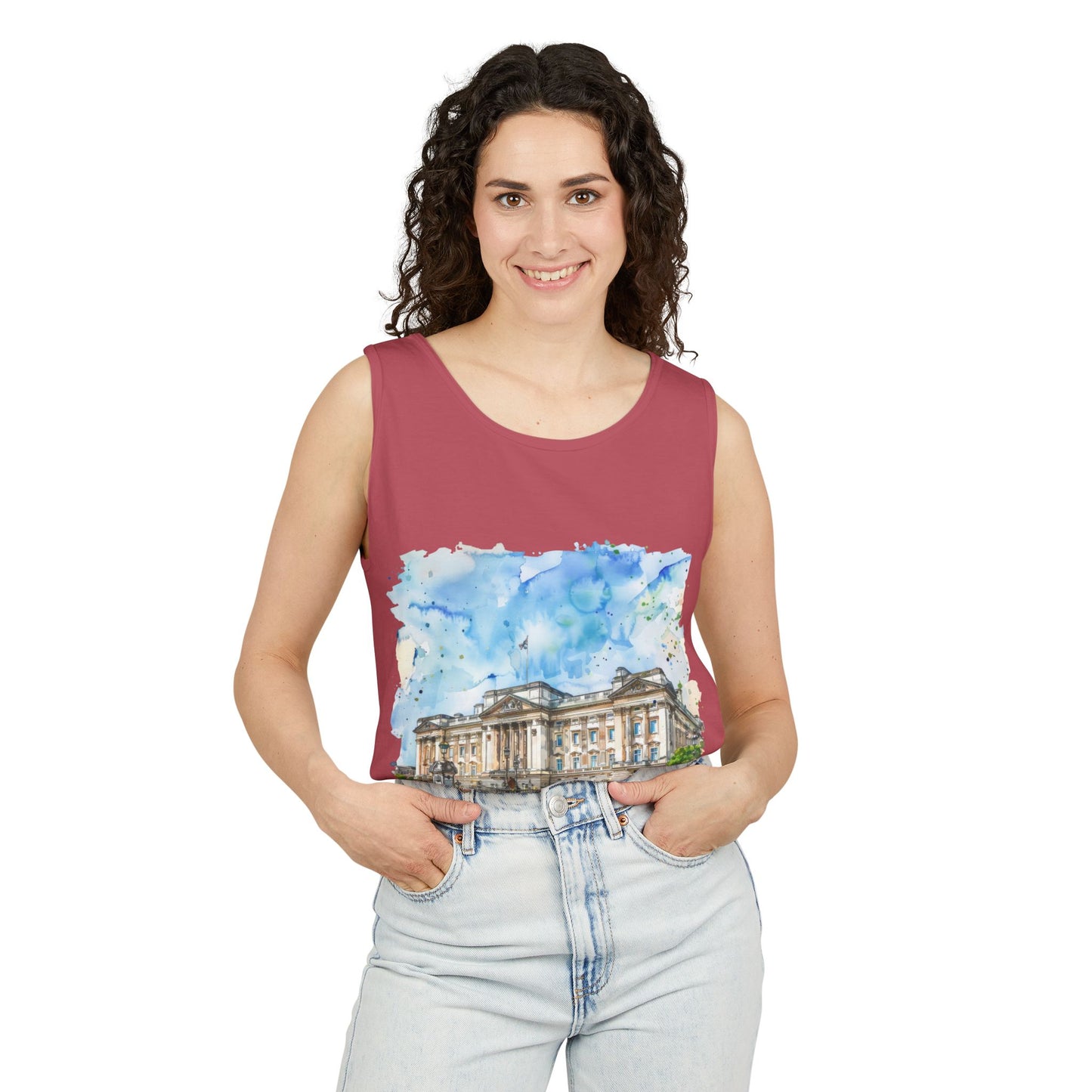 Unisex Garment-Dyed Tank Top - Beautiful and Breath-taking British Nature