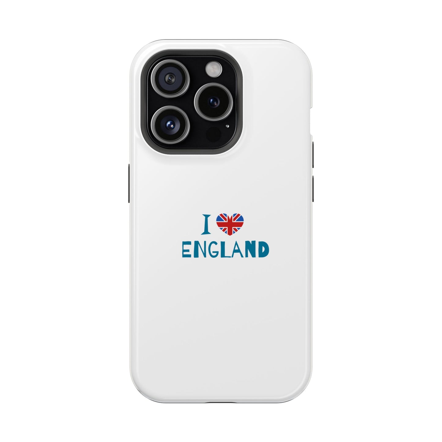 I Love England Magnetic Tough Cases, Phone Cover, Gift for Travelers, Souvenir, England Pride, Durable Phone Protection