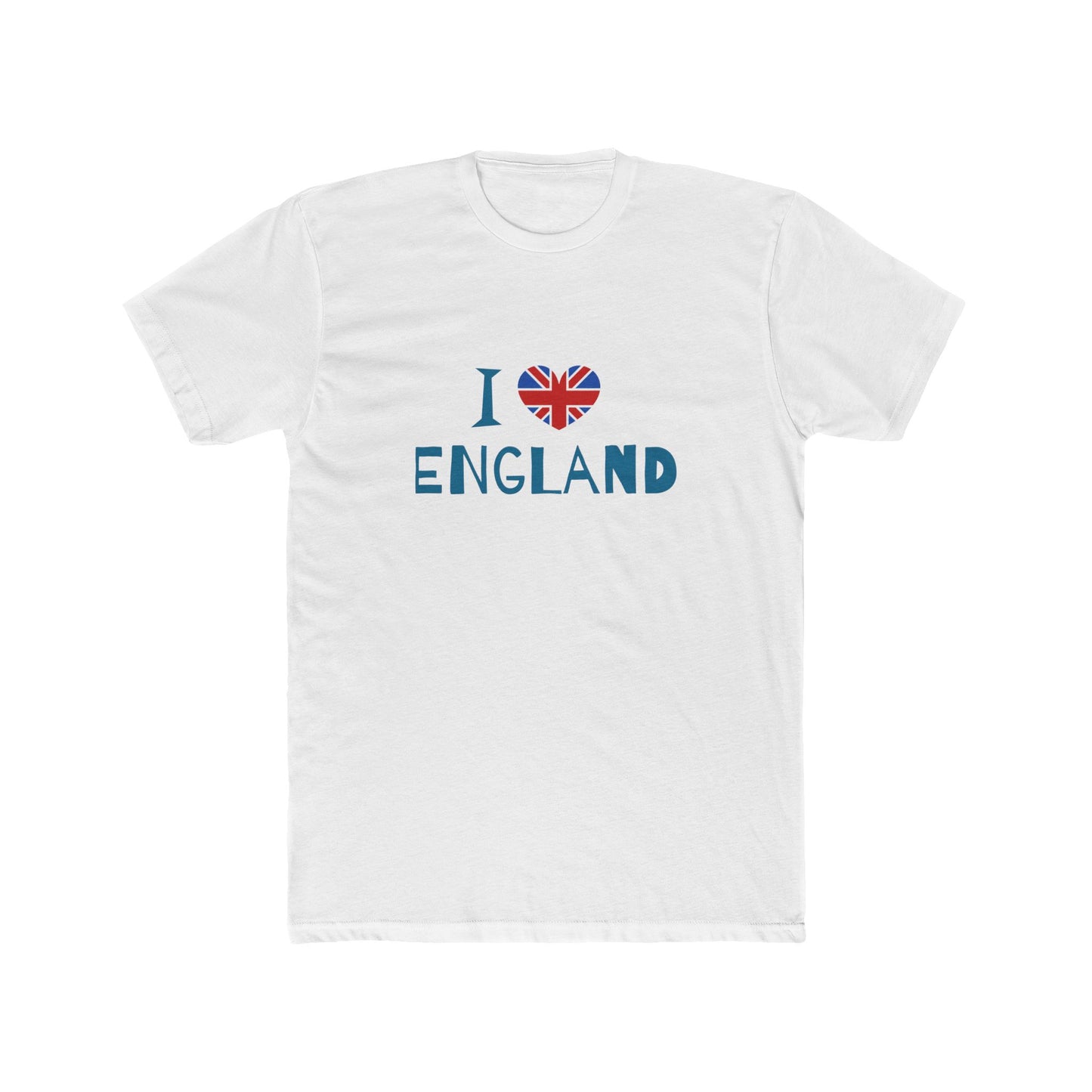 I love England Cozy Unisex Cotton Crew Tee