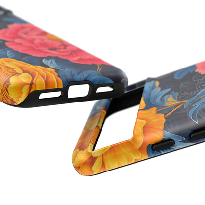 Floral Phone Case, Tough Cases, Stylish Mobile Cover, Gifts for Her, Phone Accessories, Unique Flower Design