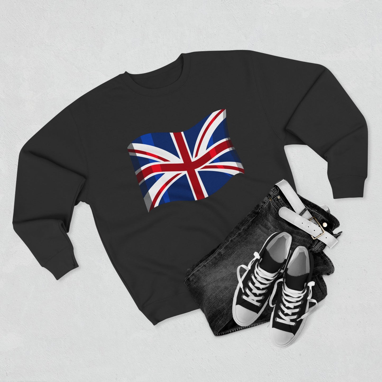 Unisex Crewneck Sweatshirt - Classic UK Flag