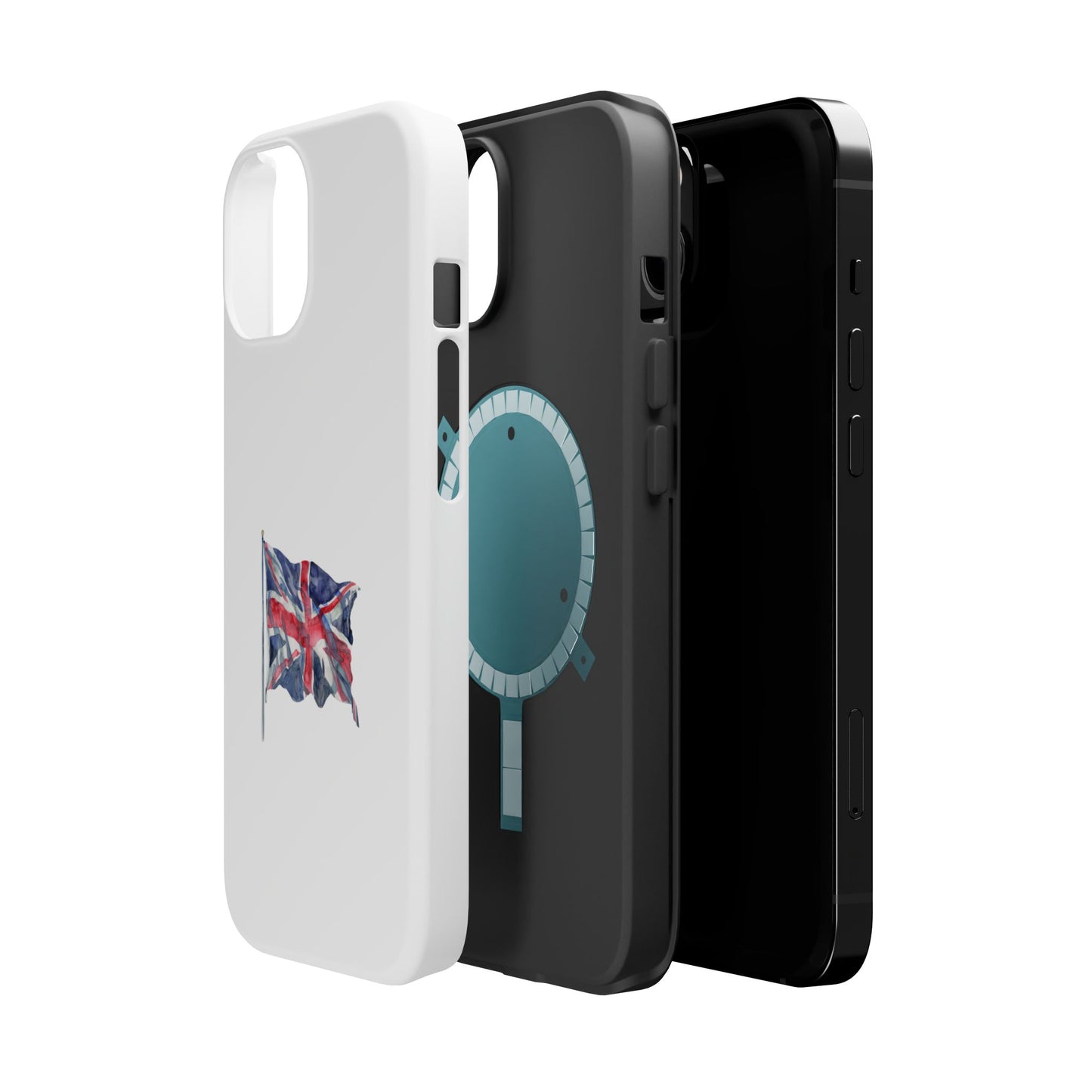 UK Flag Magnetic Tough Case, Durable Phone Cover, British Pride Accessory, Gift for Travelers, Patriot’s Tech Protector