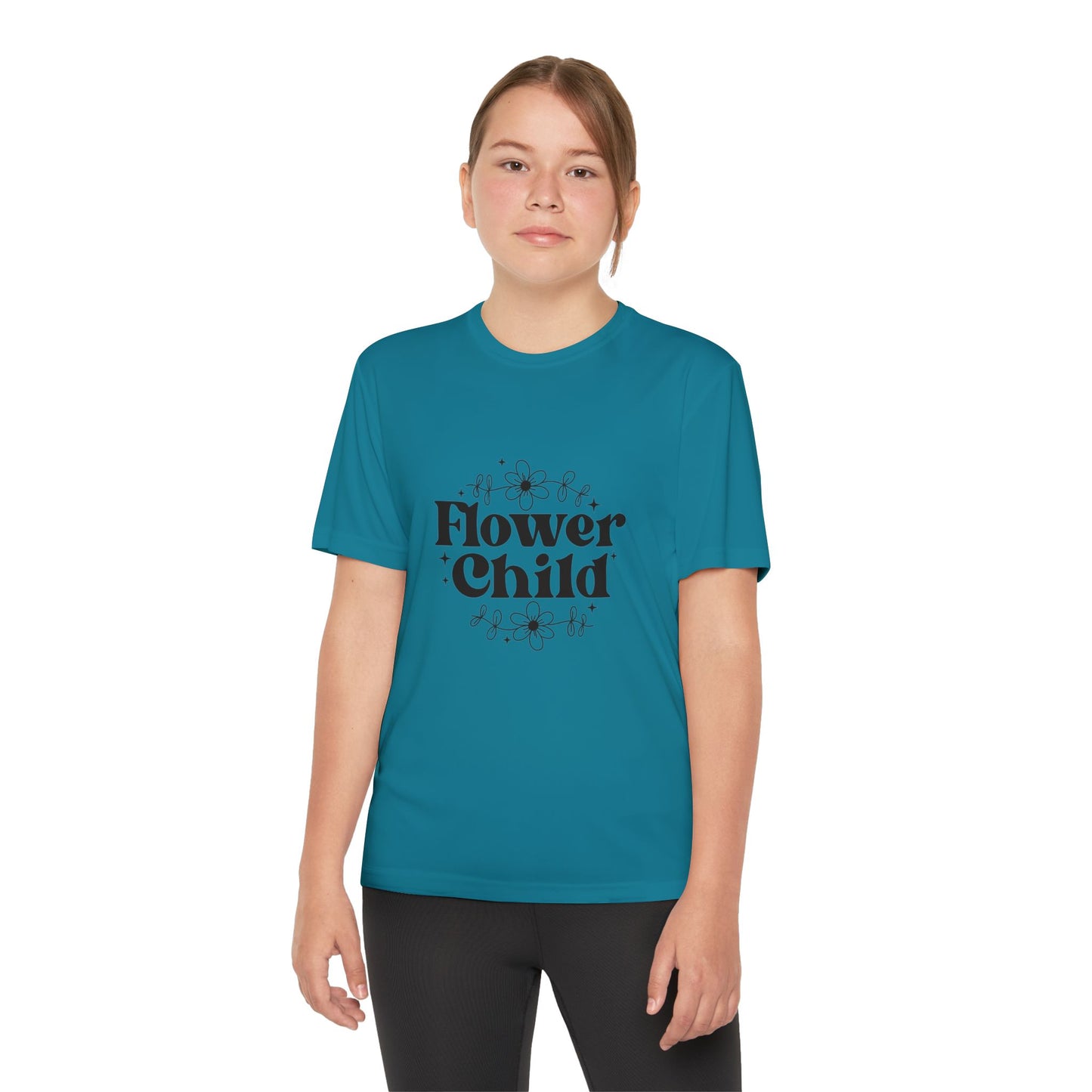 Youth Flower Child Tee - Cool & Fun T-Shirt for Kids