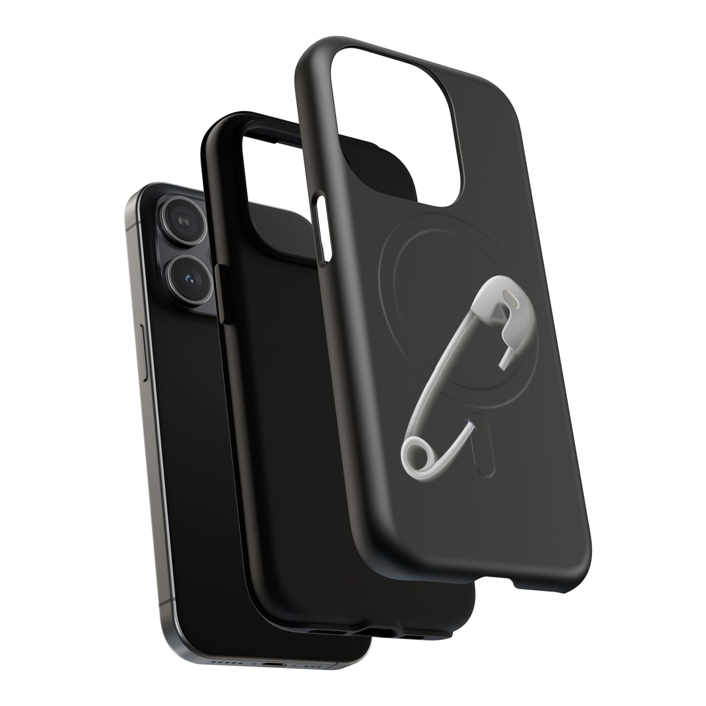 Tough Magnetic Phone Case featuring Safety Pin Design, Stylish Protector for iPhone, Unique Gifts for Friends, Trendy Mobile Cover, [...]
