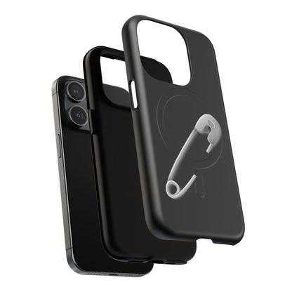 Tough Magnetic Phone Case featuring Safety Pin Design, Stylish Protector for iPhone, Unique Gifts for Friends, Trendy Mobile Cover, [...]