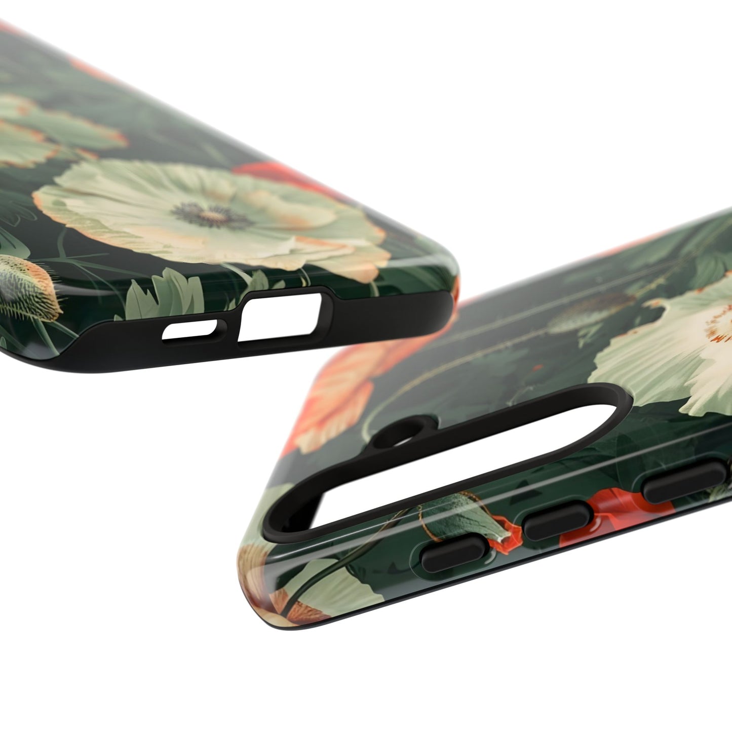 Floral Phone Case - Tough Cases, Botanical Design, Gift for Friends, Trendy Mobile Cover, Personalized Phone Accessory