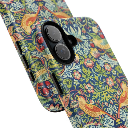 Floral Phone Case | Tough Cases, Stylish Protection, Unique Gift, Eco-Friendly, Floral Pattern, Bird Design