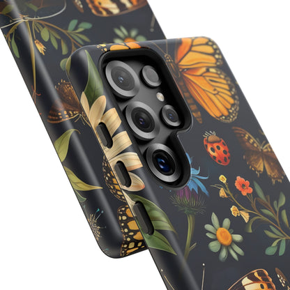 Nature-Inspired Phone Case | Floral Butterfly Design, Tough Phone Cover, Gift for Nature Lovers, Cute Butterfly Case, Home Decor
