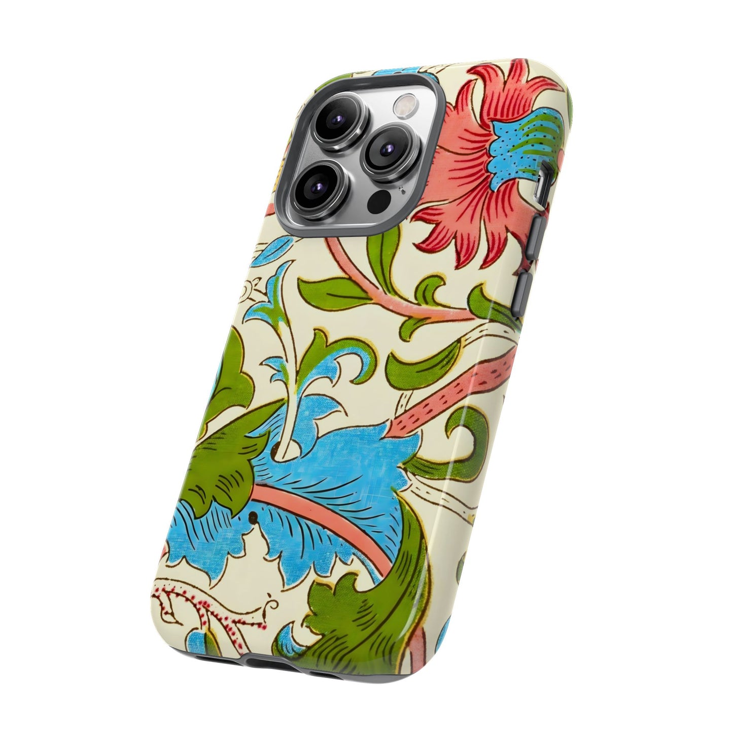 Tough Floral Phone Case - Artistic Smartphone Cover, Floral Print Gift, Protective Case | For Nature Lovers, Stylish Accessory, Phone [...]