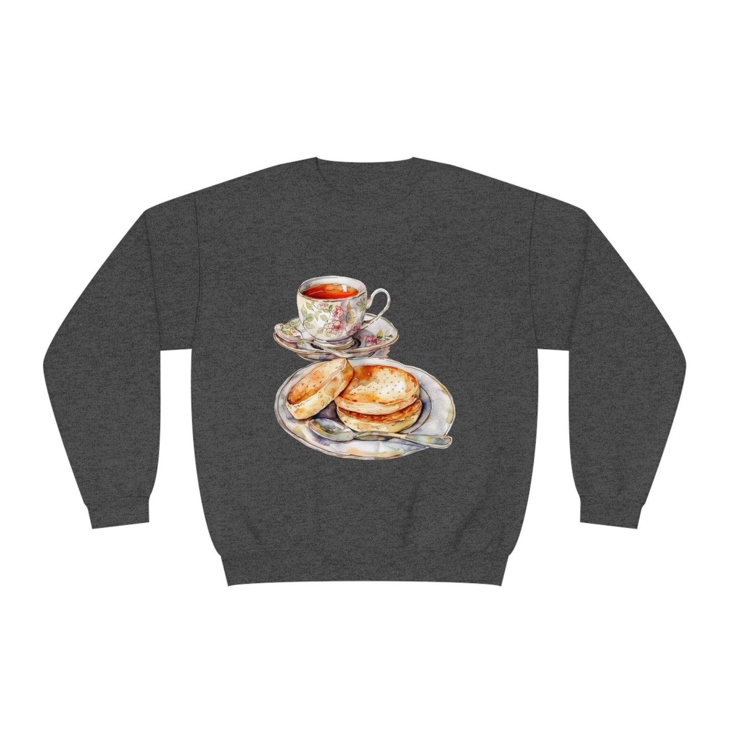 Unisex NuBlend® Crewneck Sweatshirt - British Royal Feast Opulent Dining Fit for Royalty