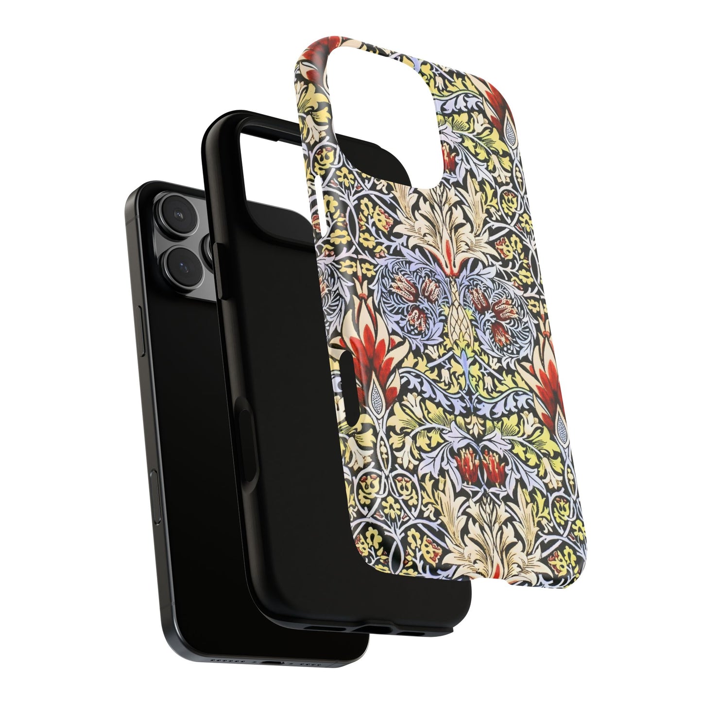 Stylish Phone Case - Floral Design, Tough Cases, Gift for Her, Phone Accessories, Trendy Tech, Unique Cell Phone Cover