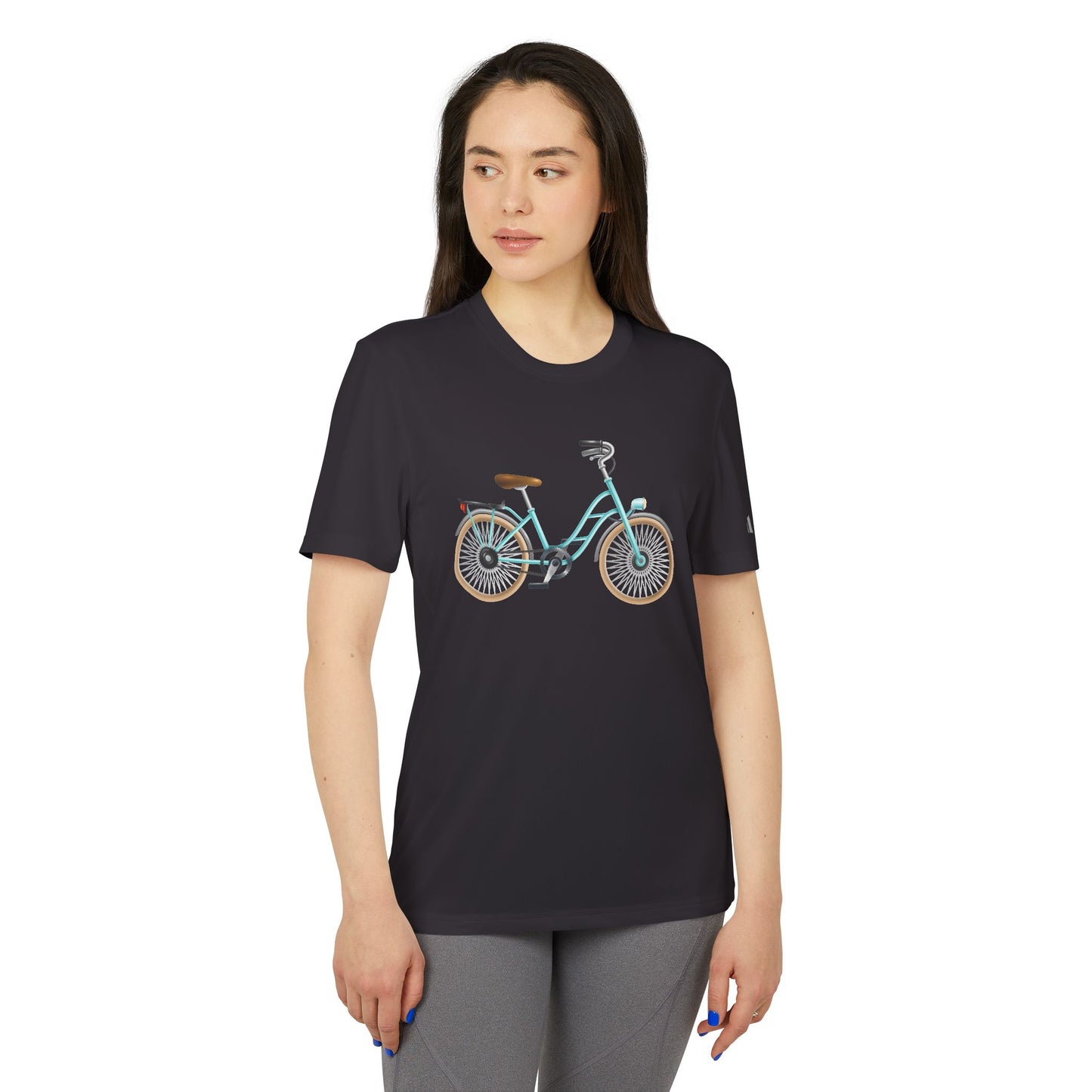 Adidas Unisex Bicycle Graphic Sport T-Shirt - Perfect for Active Lifestyles - Classic Bicycle Illustration - London Style