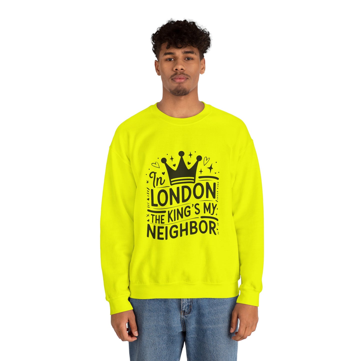 Unisex Heavy Blend™ Crewneck Sweatshirt Breathable - King's Neighbouring in London