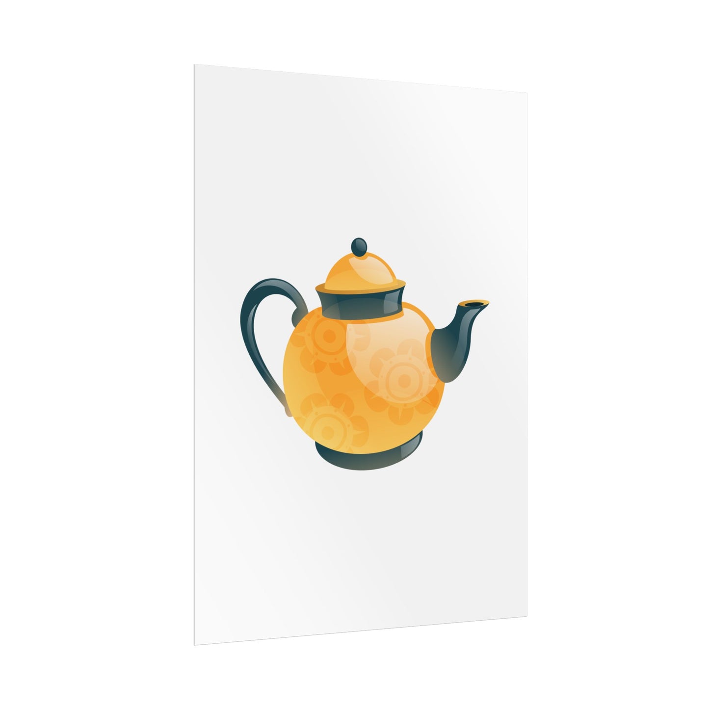 Vintage Tea Pot Rolled Posters