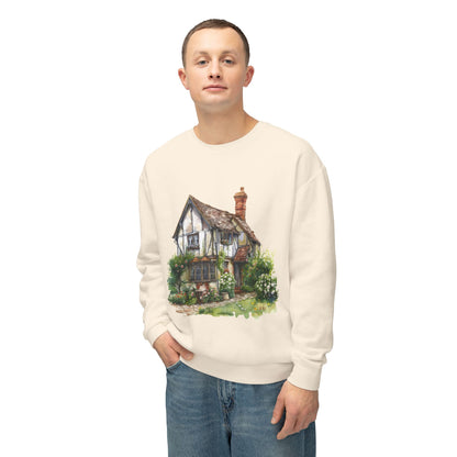 Unisex Lightweight Crewneck Sweatshirt - British Nature Scenic Landscape