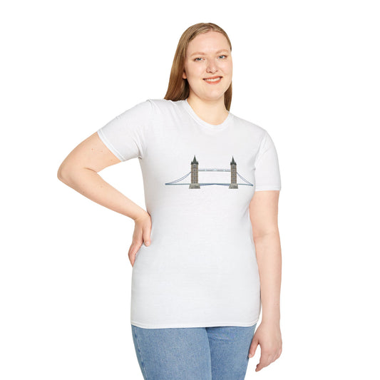 Unisex Softstyle T-Shirt - Colorful Vintage Airplane Illustration - Retro Aviation Design