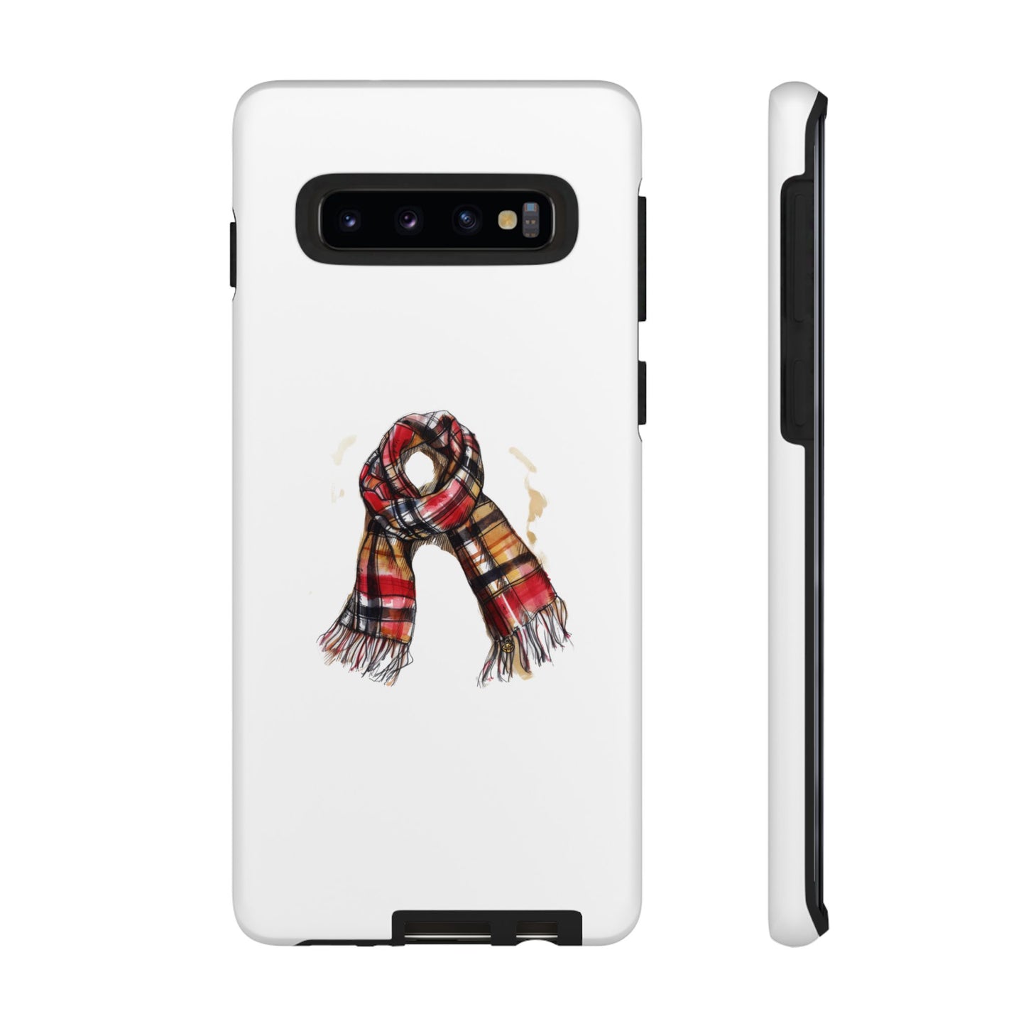 Stylish Phone Case with Cozy Scarf Design