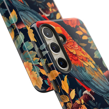 Vibrant Parrot Phone Case - Tough, Stylish, Nature-Inspired, Tropical, Wildlife, Perfect Gift, Summer Vibes