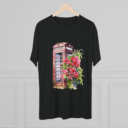 London Aesthetic Trendy Unisex Tri-Blend Crew Tee