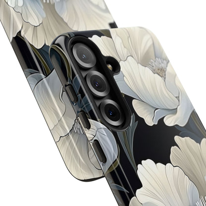 Floral Phone Case, Tough Cases for Women, Stylish Phone Cover, Floral Design Phone Protector, Nature Inspired Tech Accessories