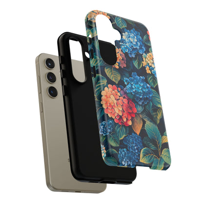 Floral Phone Case, Stylish Tough Case for Gardener Gift, Flower Lover Accessory, Pretty Floral Design, Protective Case