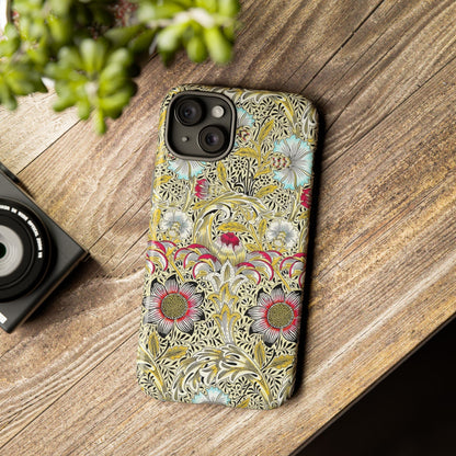 Floral Phone Case - Tough Cases, Floral Design, Stylish, Protective, Unique Gift for Her, Phone Accessories