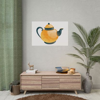 Vintage Tea Pot Rolled Posters