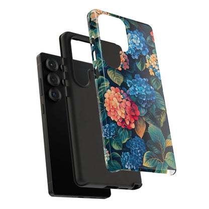 Floral Tough Phone Case, Durable Smartphone Cover, Flower Design, Gift for Her, Stylish Protection