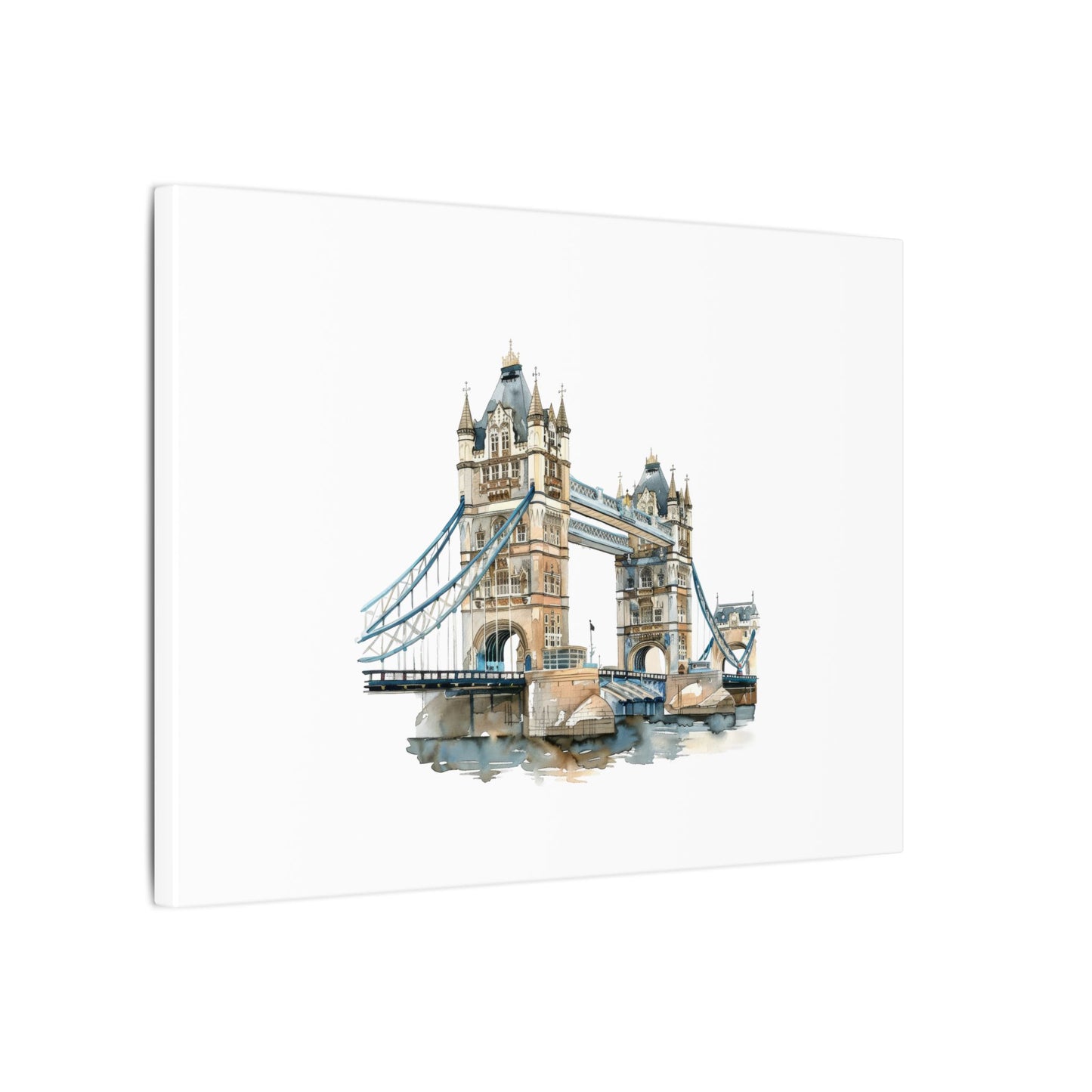 London Bridge Matte Canvas Wall Art, Elegant Home Decor, Unique Gift for Art Lovers, Travel Enthusiast Wall Decor, Modern Aesthetic