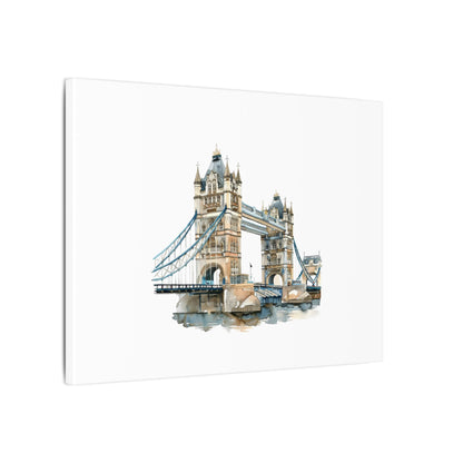 London Bridge Matte Canvas Wall Art, Elegant Home Decor, Unique Gift for Art Lovers, Travel Enthusiast Wall Decor, Modern Aesthetic