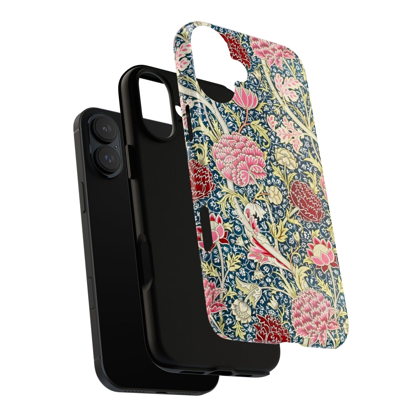 Floral Phone Case, Tough Cases, Durable Phone Cover, Stylish Phone Protector, Gift Idea for Nature Lovers, Floral Pattern Tech Accessories