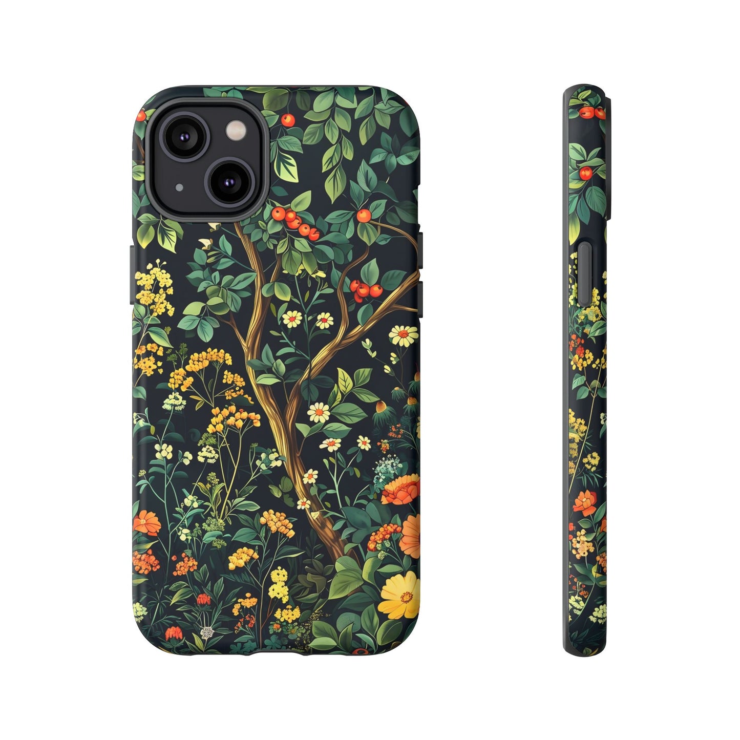 Floral Phone Case - Tough Cases, Colorful Nature Design, Gift for Flower Lovers, Phone Accessory, Unique Cell Phone Cover