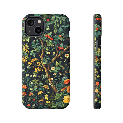 Floral Phone Case - Tough Cases, Colorful Nature Design, Gift for Flower Lovers, Phone Accessory, Unique Cell Phone Cover