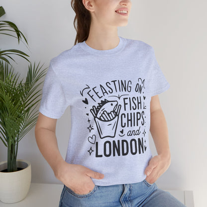 Unisex Jersey Short Sleeve Tee - Fsih Chips and London