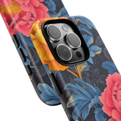 Floral Phone Case, Tough Cases, Stylish Mobile Cover, Gifts for Her, Phone Accessories, Unique Flower Design