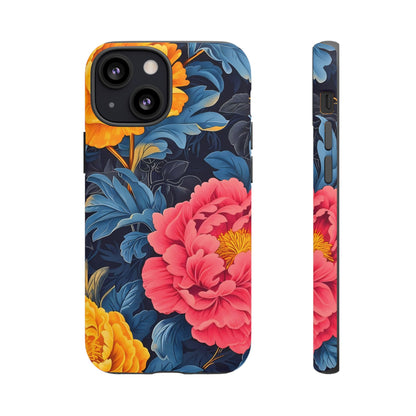 Floral Phone Case, Tough Cases, Stylish Mobile Cover, Gifts for Her, Phone Accessories, Unique Flower Design