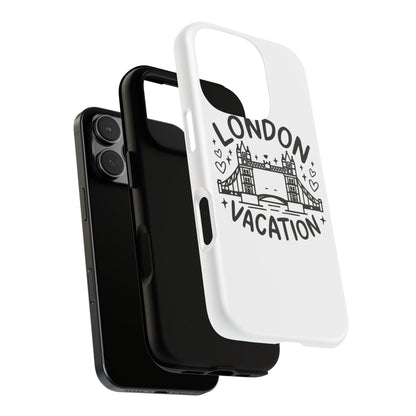 London Vacation Phone Case, Travel Accessories, Unique Gift, London Lover, Custom Phone Cover, Vacation Souvenir