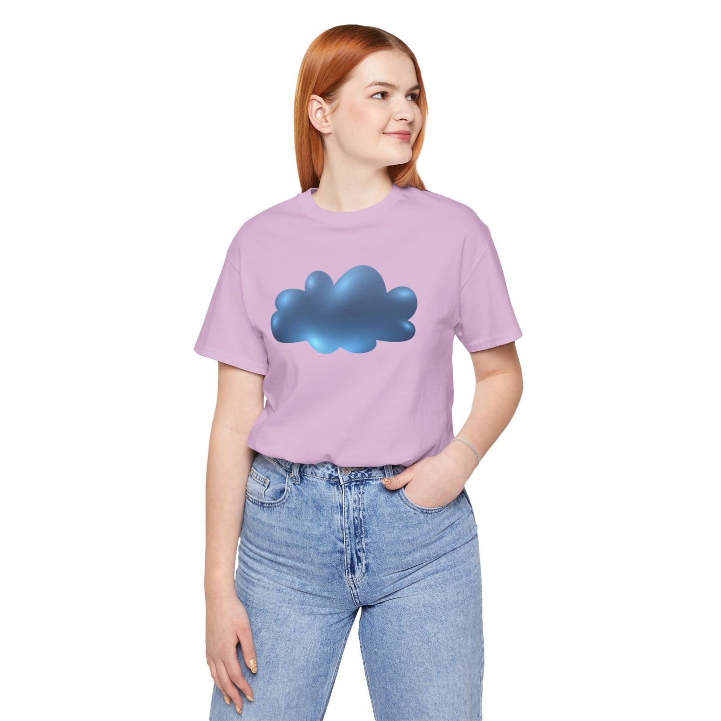 Unisex Jersey Short Sleeve Tee - Serene Cloudscape - Dreamy Cloud