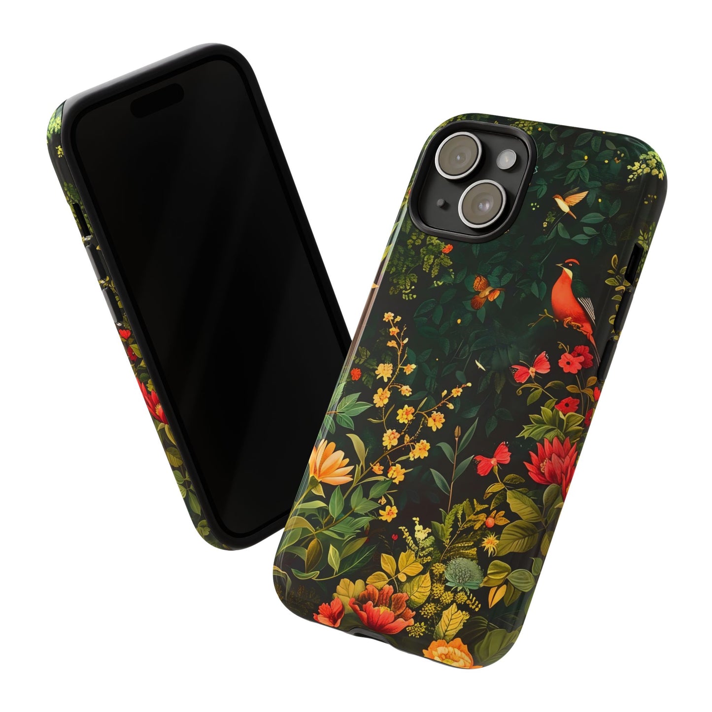 Floral Tough Phone Case, Nature-Inspired Design, Ideal for Garden Lovers, Gift for Birthdays, Christmas, Eco-Friendly Accessory