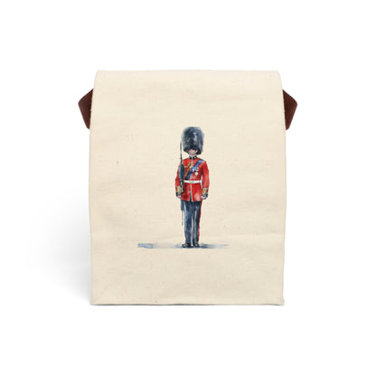 The Sentinel Canvas Lunch Bag With Strap