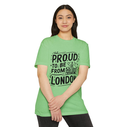 Unisex CVC Jersey T-shirt - Proud to be from London