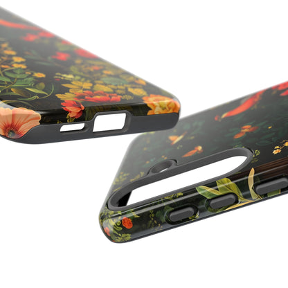 Floral Tough Phone Case, Nature-Inspired Design, Ideal for Garden Lovers, Gift for Birthdays, Christmas, Eco-Friendly Accessory