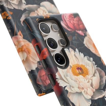 Floral Phone Case, Tough Phone Cover, Flower Design, Unique Gift for Her, Trendy Accessory, Spring Decor