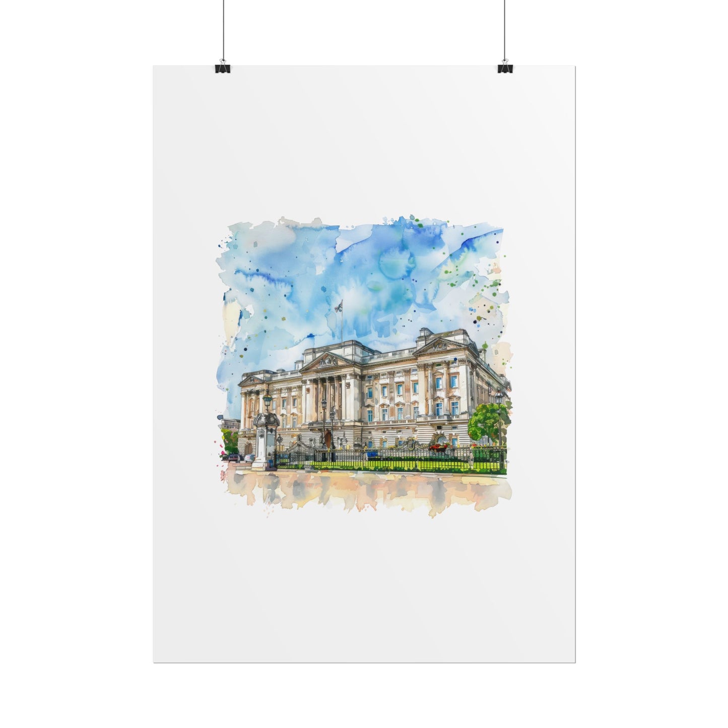 Watercolor Art Rolled Posters