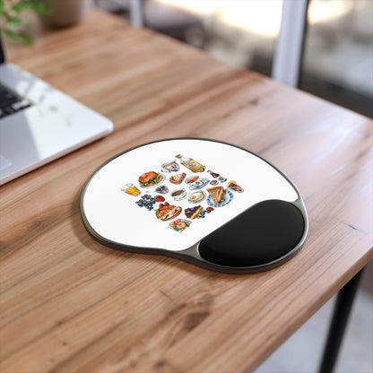 Artistic Mouse Pad With Wrist Rest