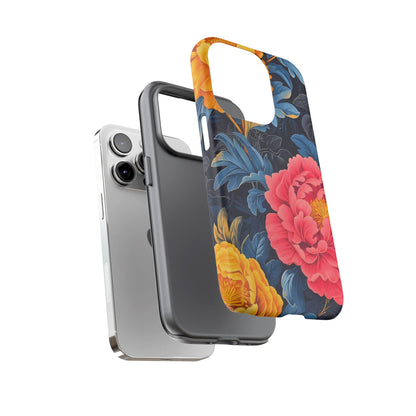 Floral Phone Case, Tough Cases, Stylish Mobile Cover, Gifts for Her, Phone Accessories, Unique Flower Design