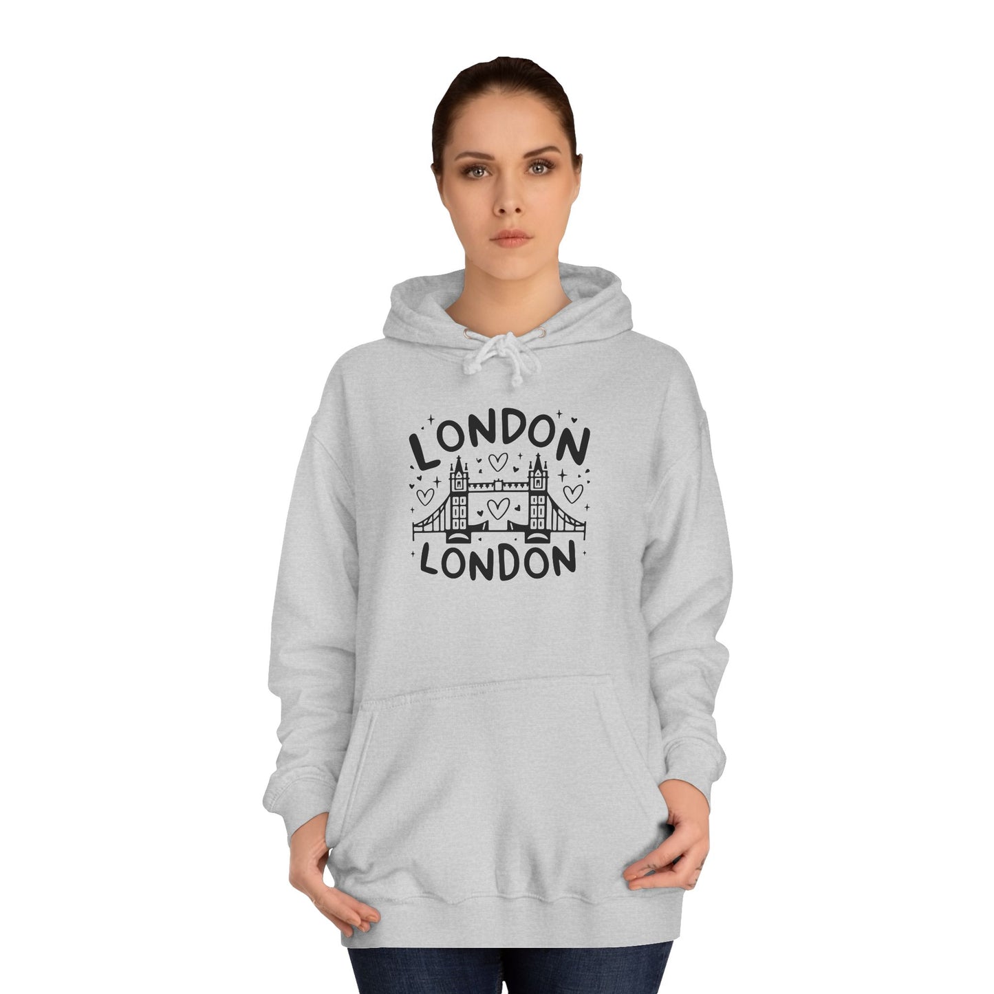 Unisex College Hoodie - Adorable London